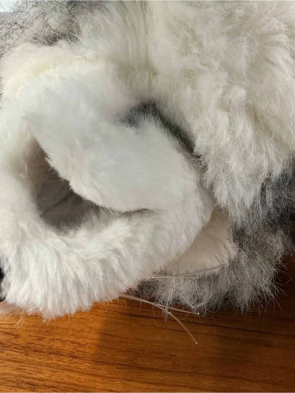 Folkmanis Folktails Gray Husky Timber Wolf Hand Puppet